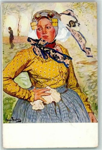 1916 Serie 1/5 Prof. Bartels : im Sonntagsstaat Tracht AK