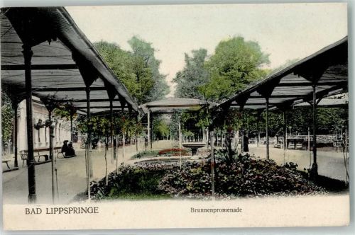 Bad Lippspringe 1905 Brunnenpromenade