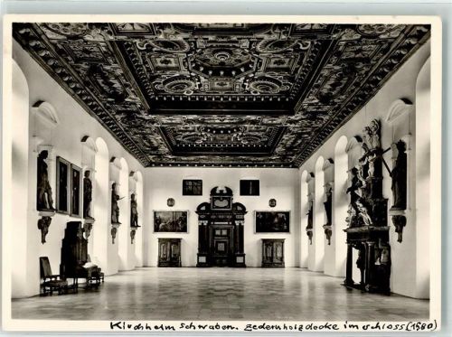Kirchheim Schloß Kirchheim Zedernsaal Zedernholzdecke von Wendel Dietrich 1580