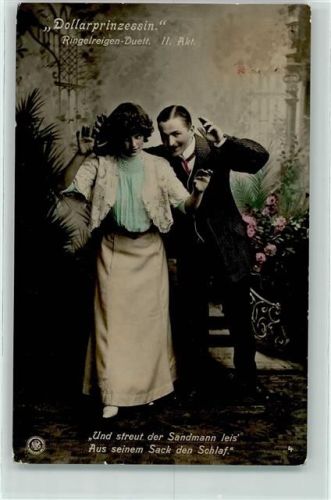 1908 Dollarprinzessin Ringelrein Duett II. Akt.