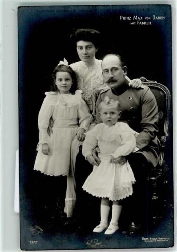 Prinz Max mit Familie
