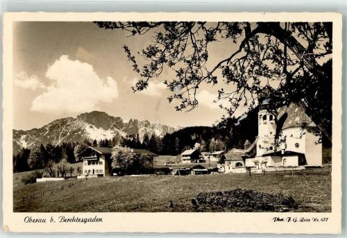 Oberau Posthilfstelle Berchtesgaden Kirche Zur Heiligen Familie Gasthaus Auerwirt