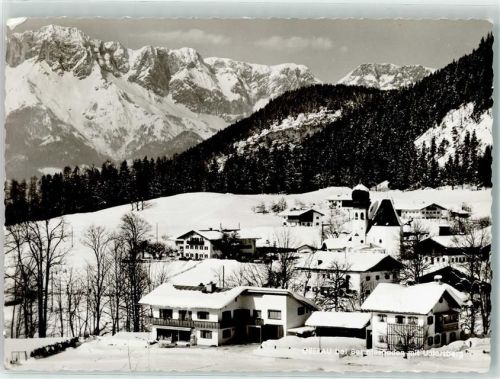 Oberau Kirche St.Andreas Winter