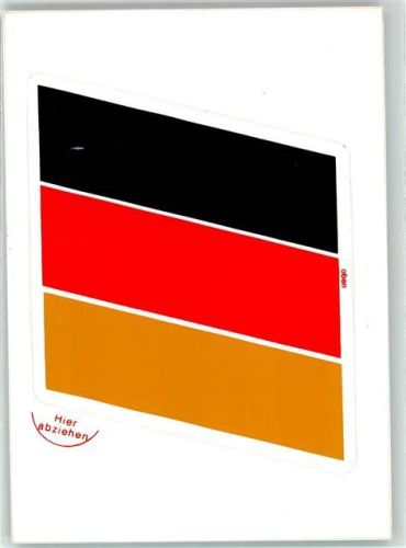 Aufkleber Schwarz-Rot-Gold