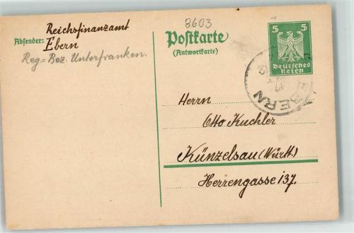 Ebern Antwortkarte