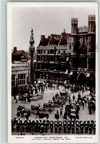 London 1911 Krönungsprozession König Georg V und Königin Mary