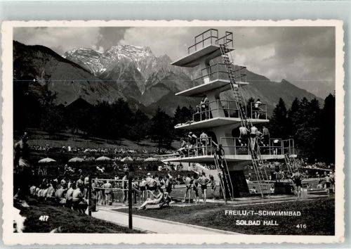 Hall Freiluft Schwimmbad Solbad