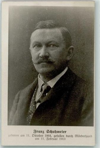 Wien Franz Schuhmeier gefallen durch Mörderhand 1913 - Sozialdemokrat in Österreich / Wien