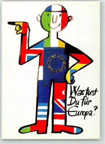 1979 Was tust Du für Europa? Politik Wahl zum Europäischen Parlament