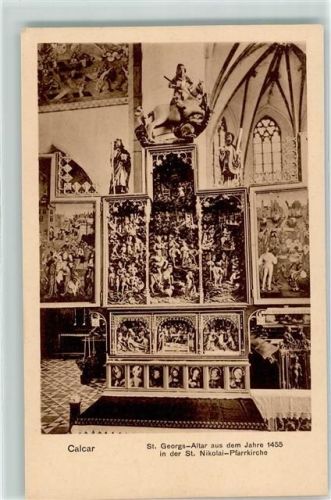 Kalkar Pfarrkirche St. Nicolai St. Georgs-Altar