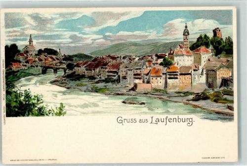 Laufenburg 1898 Velten Verlag Nr. 33 AK