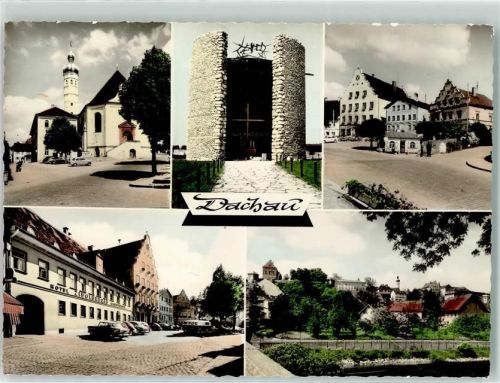 Dachau Hotel Zieglerbräu Kirche Denkmal Auto