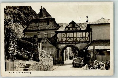 Braubach Philippsburg Fuhrwerk Serie Der Deutsche Rhein