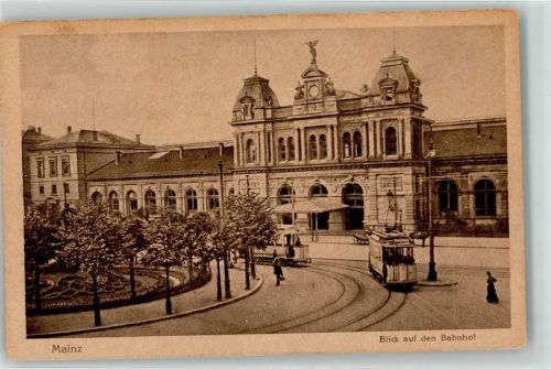 Mainz Bahnhof Straßenbahnen