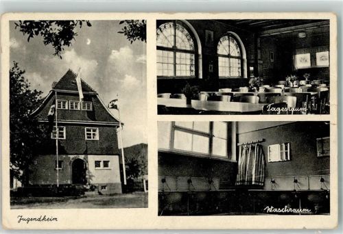 Crawinkel Jugendheim u. Jugendherberge Friedrchsanfang Waschraum Tagesraum