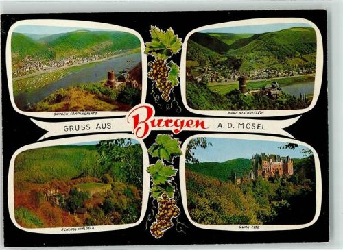 Burgen Schloß Waldeck Campingplatz Burg Eltz Burg Bischofstein Weintrauben