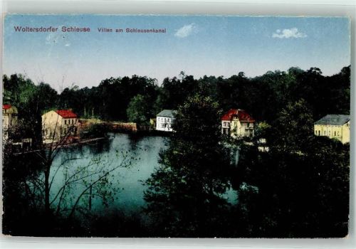 Woltersdorf Woltersdorfer Schleuse Villen Schleusenkanal