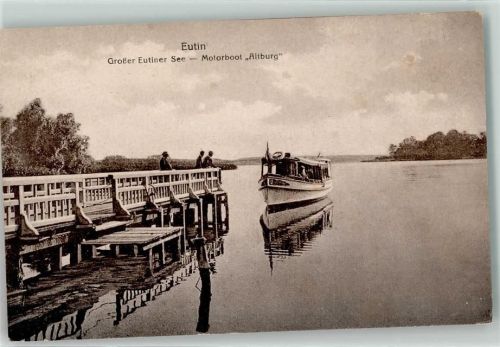 Eutin Großer Eutiner See Anlegesteg MS Altburg