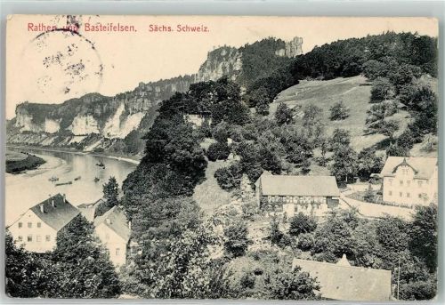 Rathen Kurort Basteifelsen Sächsische Schweiz Schiff
