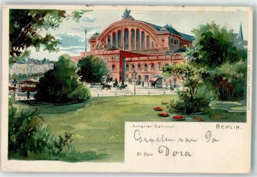 Kreuzberg 1901 Anhalter Bahnhof