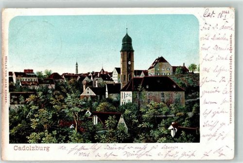 Cadolzburg 1902 Pfarrkirche St. Cäcilia