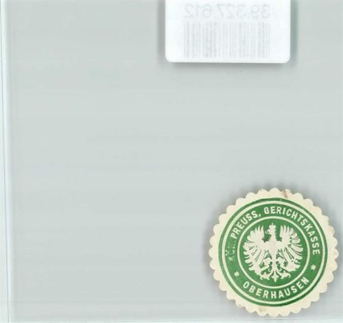 Oberhausen Justiz Preuss. Gerichtskasse Oberhausen