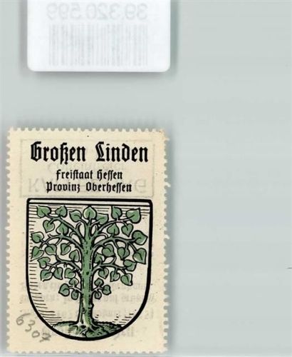 Großen-Linden Wappen Kaffee Hag ca. 1920-1940 Grüne Linde
