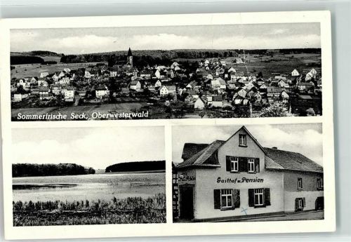 56479 W5439 Seck Gebrauchsspuren Gasthaus Pension Schön