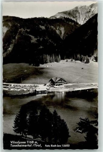 Tannheim Vilsalpsee Tannheimertal Fischerstube und Gasthaus Vilsalpsee