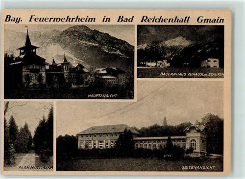 Bayerisch Gmain Bayer. Feuerwehrheim Bauernhaus Zuhäusl Park