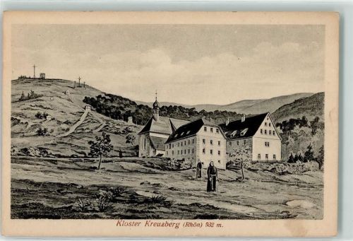 Kreuzberg Kloster - Kloster Kreuzberg Mönche Wegkreuze