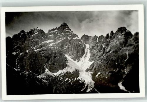 Matrei Berge Schnee Alpengasthof Pension Waldrast Ort lt. Stempel