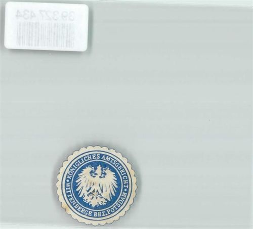 Wittenberge Königliches Amtsgericht Wittenberge Bez. Potsdam