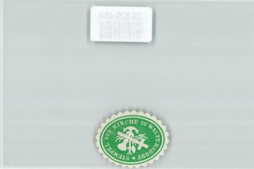 Waltersdorf Stempel der Kirche zu Waltersdorf