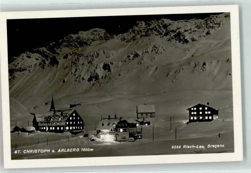 6580 St. Christoph am Arlberg - Winter bei Nacht
