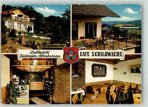 Büdingen Cafe Schildwache Gaststube Terrasse