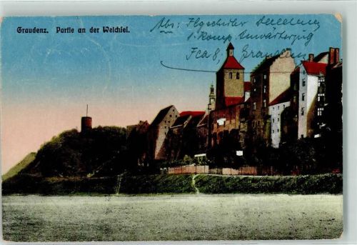 Graudenz Grudziadz 1918 - Weichsel Turm
