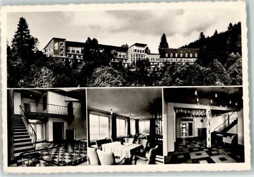 Bad Berleburg Kurklinik Wittgenstein Treppenaufgang Aufenthaltsraum