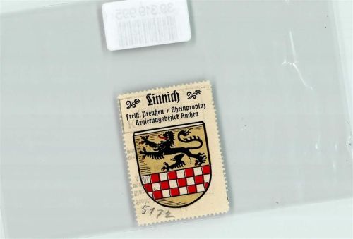 Linnich Wappen Schwarzer Löwe Kaffee Hag