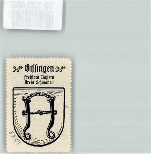 Bissingen Wappen Kaffee Hag ca. 1920-1940