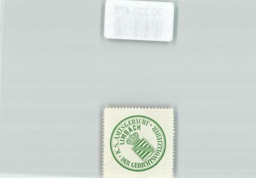 Limbach-Oberfrohna Amtsgericht Sachsen Gerichtsvollzieher Wappen Krone Grün Weiß