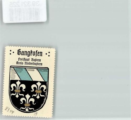 Gangkofen Wappen Kaffee Hag Nr. 18 ca. 1920-1940