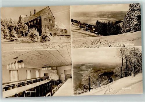 Klingentalerhof Jugendherberge Aschberg Speisesaal Winter