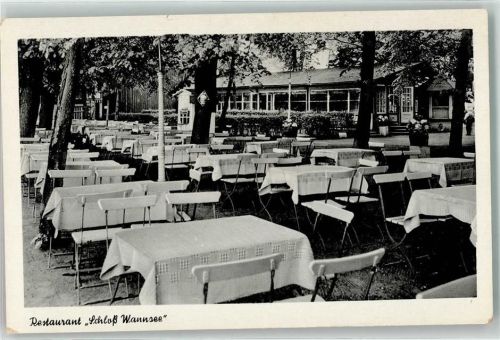 Wannsee Gasthaus Schloß Wannsee Gartenwirtschaft