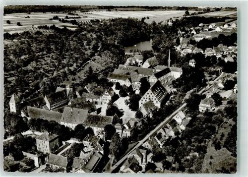 Maulbronn Kloster Maulbronn Tiefer See Fliegeraufnahme