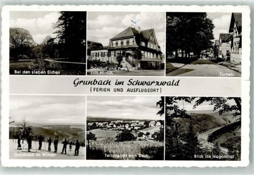 Grunbach Gasthaus zum Hirsch Turnstraße Sieben Eichen Skihang