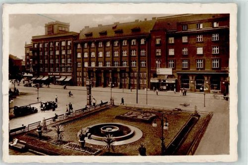Ostrava Bahnhofstraße Oldtimer WK II Stempel