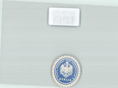 Berlin, unsortiert Postwesen Kaiserl. Deutsches Stadt-Fernsprechamt 7 Berlin