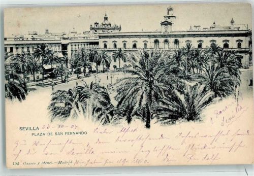 Sevilla 1904 Plaza de San Fernando
