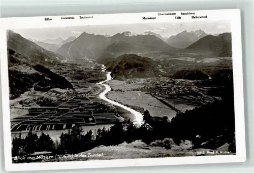 Mösern Blick von Mösern in das Inntal